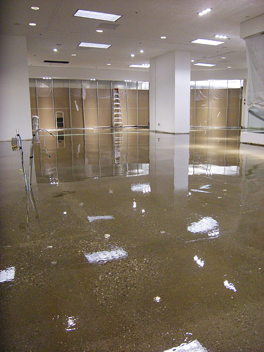 Clear Epoxy Floor at The Bay in downtown Toronto image